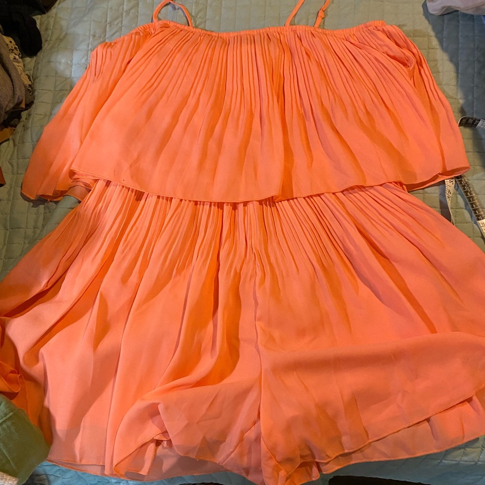 **New with tags** Peach Large Romper